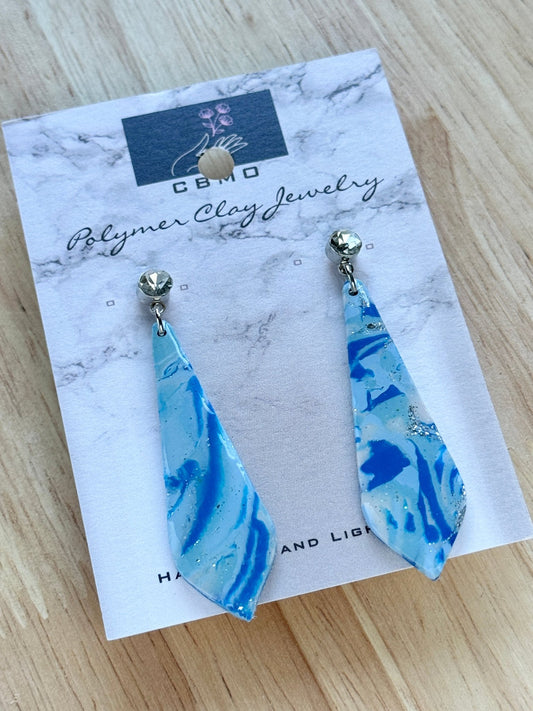 Sea Marble Dangles (Multiple Styles) - ClaybyMO