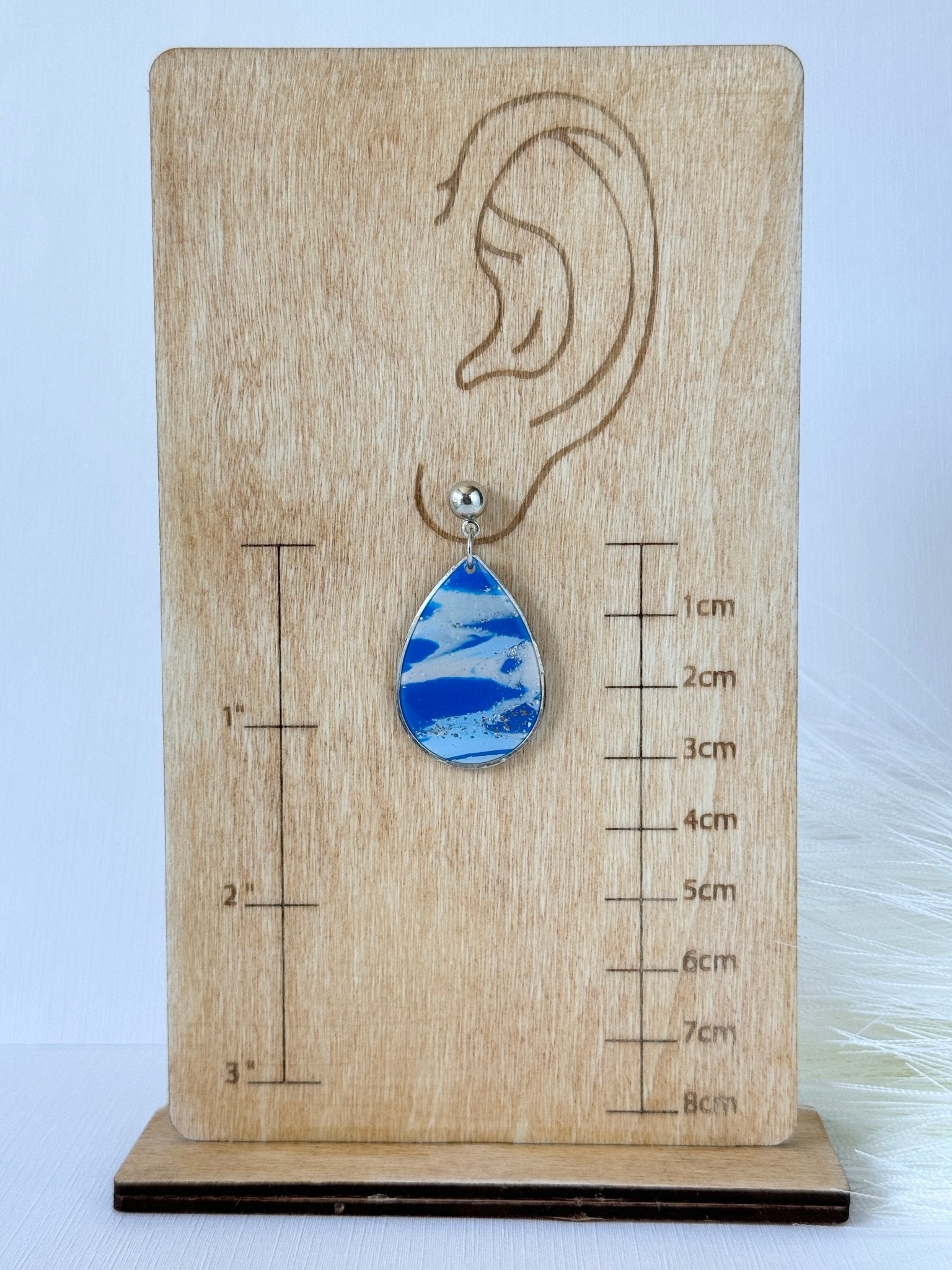 Sea Marble Dangles (Multiple Styles) - ClaybyMO