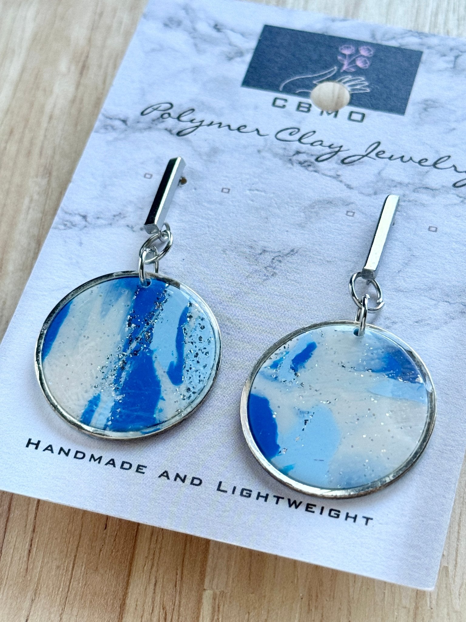 Sea Marble Dangles (Multiple Styles) - ClaybyMO