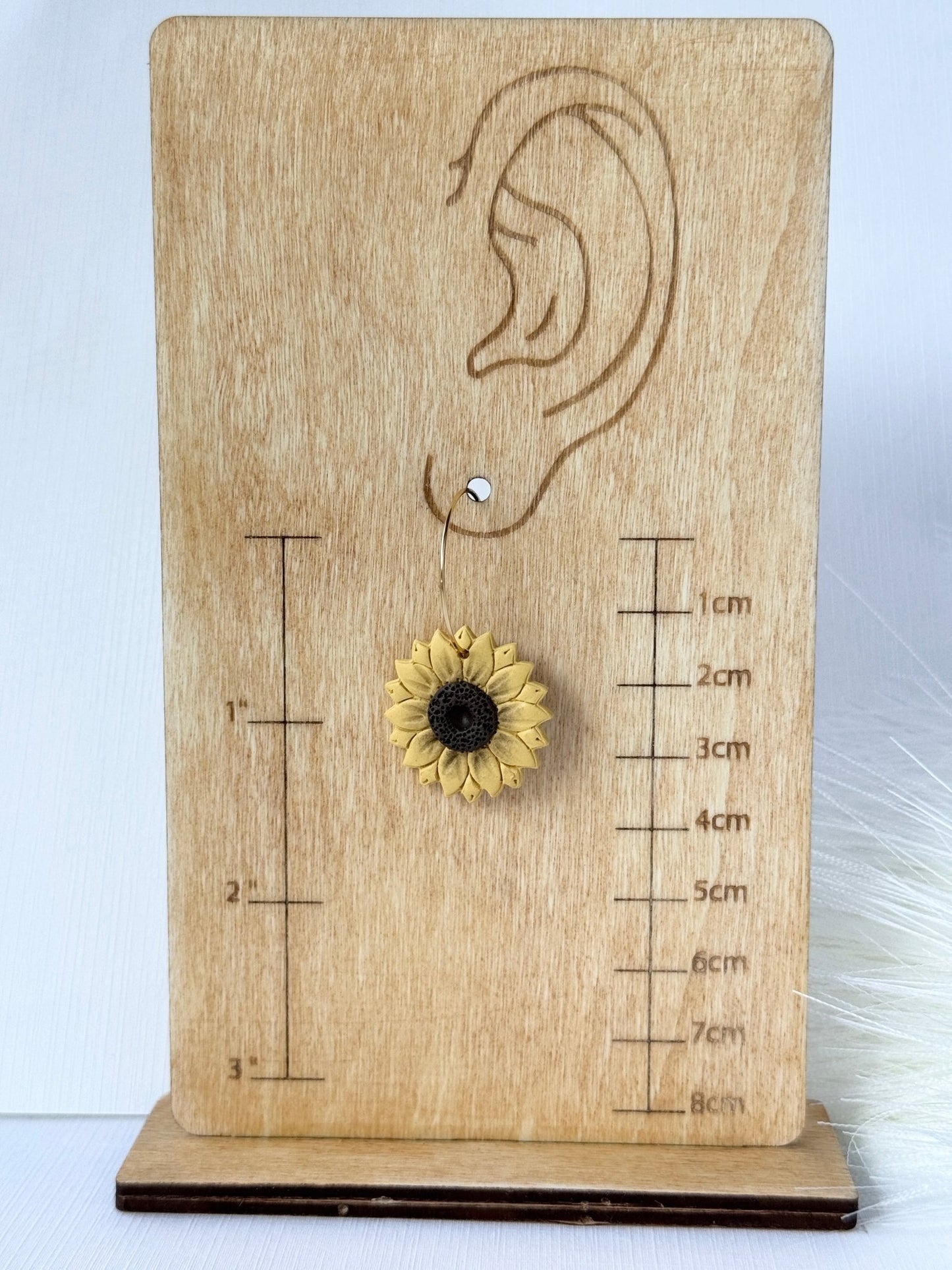 Sunflower Dangles/Studs - ClaybyMO